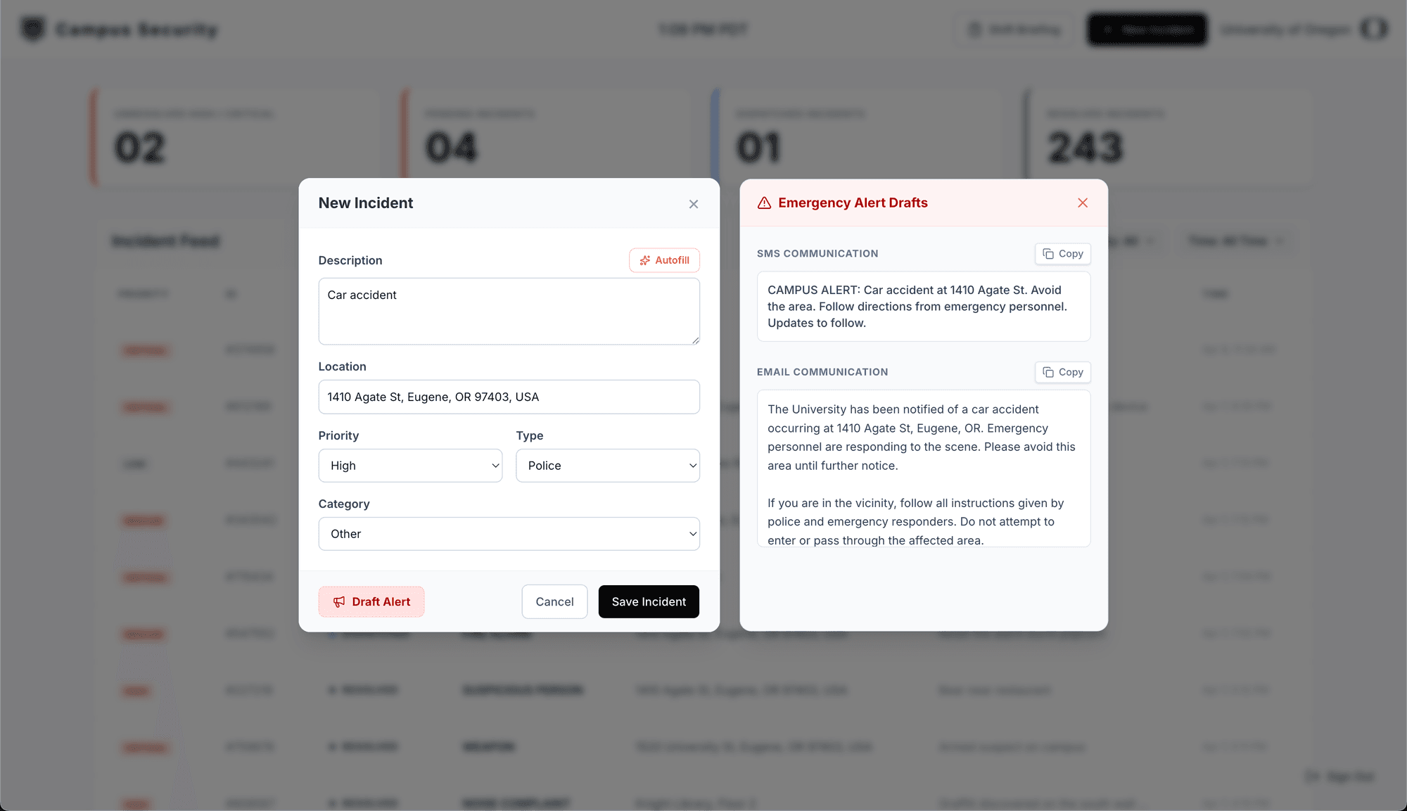Campus Security screenshot